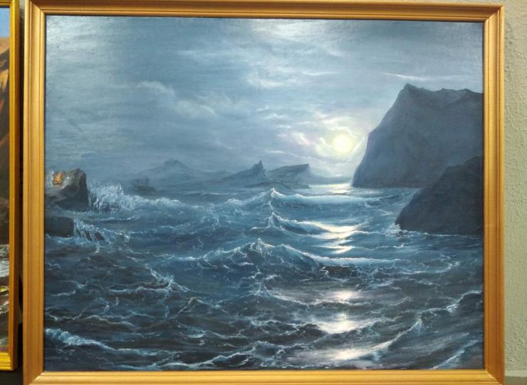 С 6 июля 2021г. открывается выставка талантливой художницы Елизаветы  Могилат   " Я рисую море"
